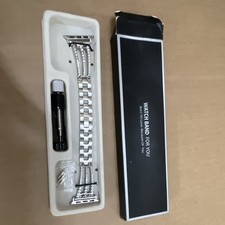 Silver Stainless Steel Strap for Apple Watch Series 4/5/6/SE/7