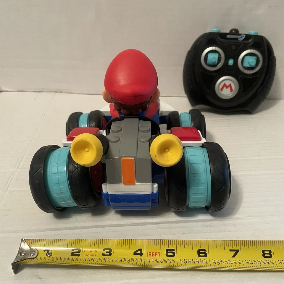 Super Mario Kart RC Car World Nintendo Anti-Gravity W/ Remote Tested Working - Image 4 of 4