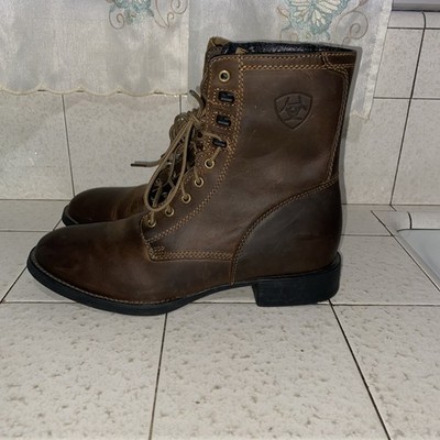 Ariat Heritage Lacer Lace Up Cowboy Western Boots Mens 9D  display picture 2