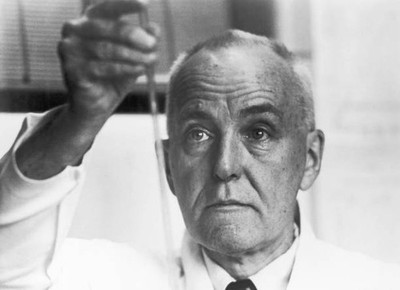 American scientist Charles Huggins work Ben May Laboratory for Can- Old Photo