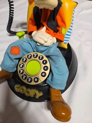 Telemania Goofy Animated Phone Talking Telephone Disney for sale
