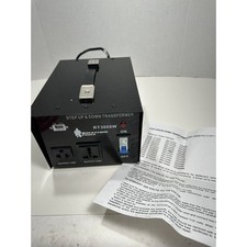 ROCKSTONE POWER Voltage Converter Transformer- Step Up/Down RT3000W NEW Open Box