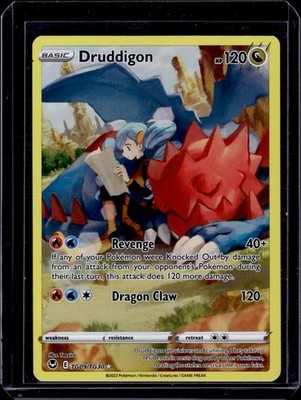 Druddigon TG09/TG30 Holo Silver Tempest Trainer Gallery Pokemon NM