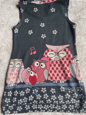 Minikleid, Maxipullover, Gr. M, Eulenmotiv, Colloseum