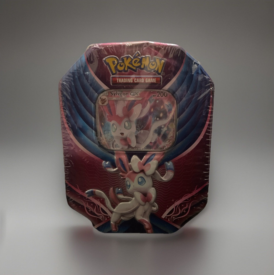 Sylveon GX Pokemon Evolution Celebrations Tin (2018) XY Evolutions - “SEALED” 🔥