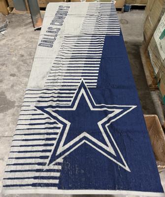 Northwest Dallas Cowboys NFL Jacquard Beach Towel 36x72 Blue Gray White