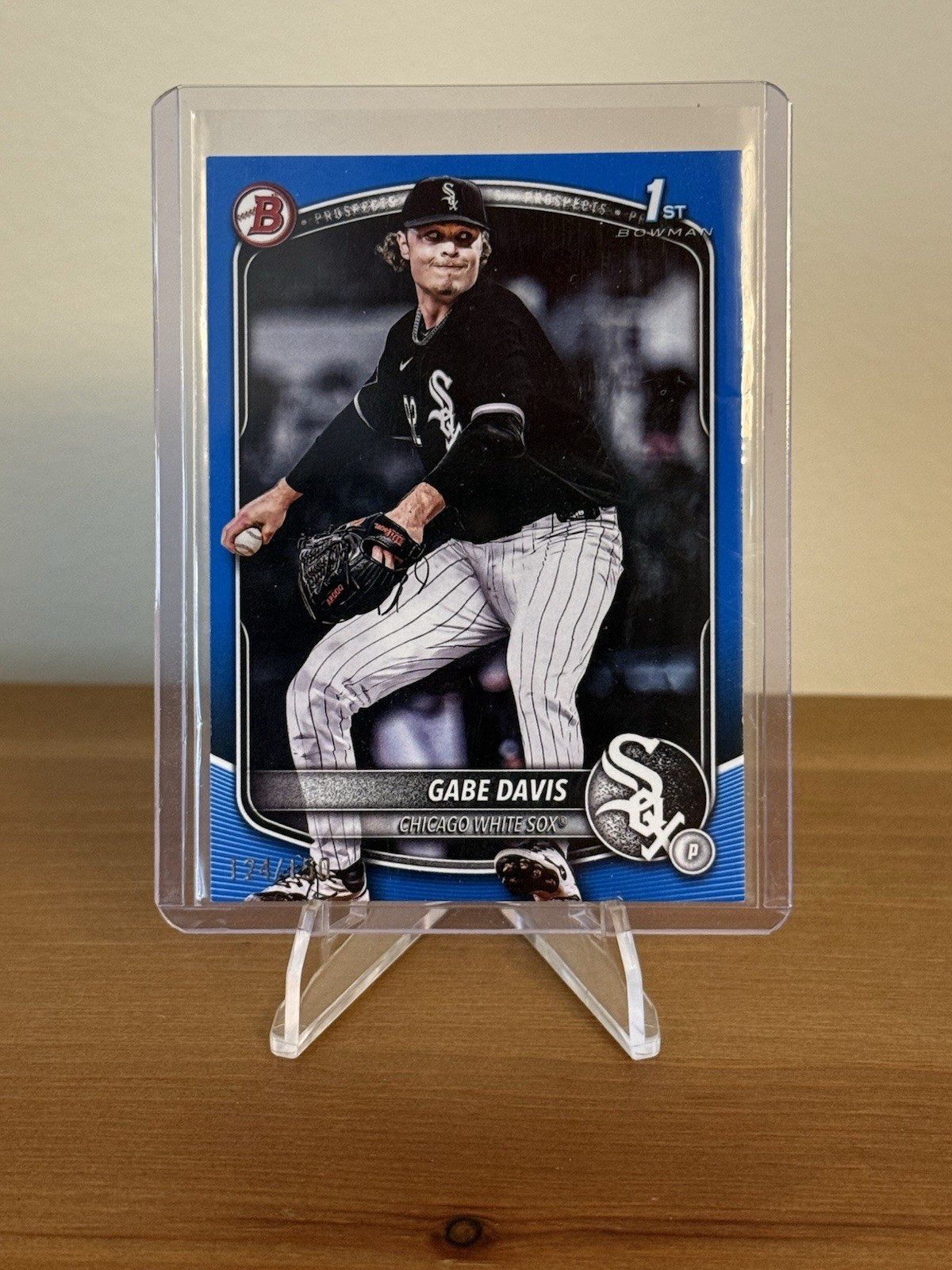 Gabe Davis 2025 Bowman Draft #BD-83 Blue /150 WHITE SOX