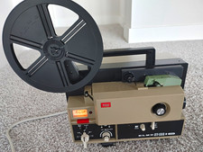 ELMO ST-180 Super 8 2-Track Sound Movie Projector Made in Japan. 240V ac 50HZ.