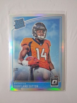 Cortland Sutton Rated Rookie Holo 2018 Panini Donruss Optic #162 NM