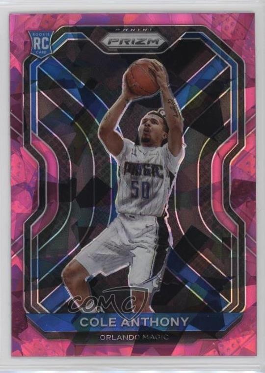 2020-21 Panini Prizm Pink Ice Prizm Cole Anthony #292 Rookie RC 7rf