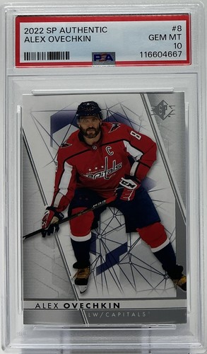 Alex Ovechkin PSA 10-2022 SP Authentic Portrait- Capitals, All time goals Leader