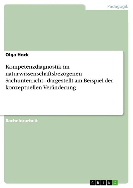Olga Hock | Kompetenzdiagnostik Im Naturwissenschaftsbezogenen Sachunterricht...-image