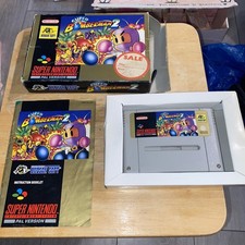 Super Bomberman 2 SNES Super Nintendo boxed Manual complete Tested CIB Pal