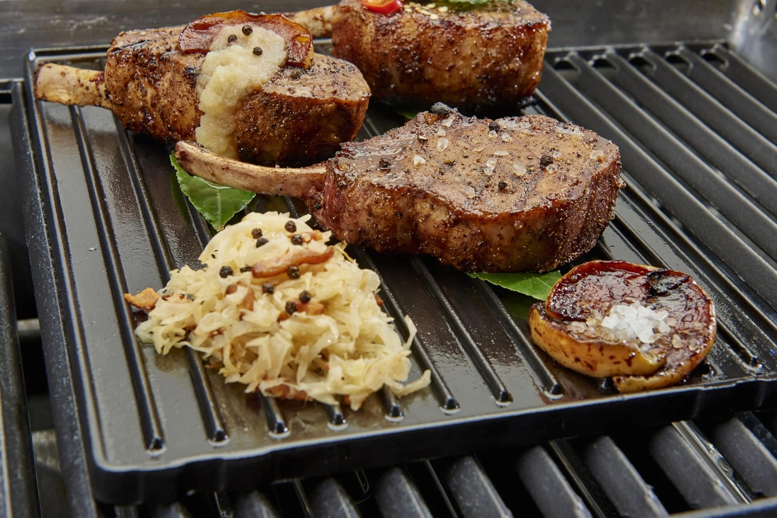 GrillPro Cast Iron Reversible Griddle - Thumbnail 5