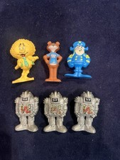 VTG 80s Cereal PVC Figures. Cap n Crunch Golden Crisp Raisin Bran. Toys.