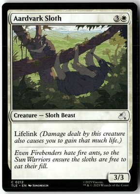 Aardvark Sloth (0212) 212 Avatar: The Last Airbender: Eternal-Legal NM