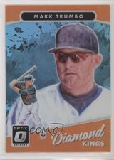 2017 Panini Donruss Optic Diamond Kings Carolina Blue Prizm 2/50 Mark Trumbo i6j