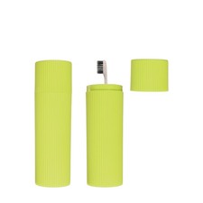 2Pcs Travel Toothbrush Case 7.9x2.4x2.4" Streak Toothbrush Holder Green