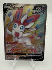 Sylveon V (Full Art) (183/203) / SWSH07: Evolving Skies — NM Ultra Rare Holo on eBay