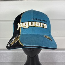 Vtg Jacksonville Jaguars NFL Pro Line Strapback Hat Cap  AOP Big Logo Sewn 90s