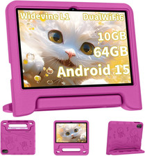 2026 Upgraded Android 15 Tablet, 10Inch Kids Tablet, Octa-Core CPU, 10GB 64GB 1T