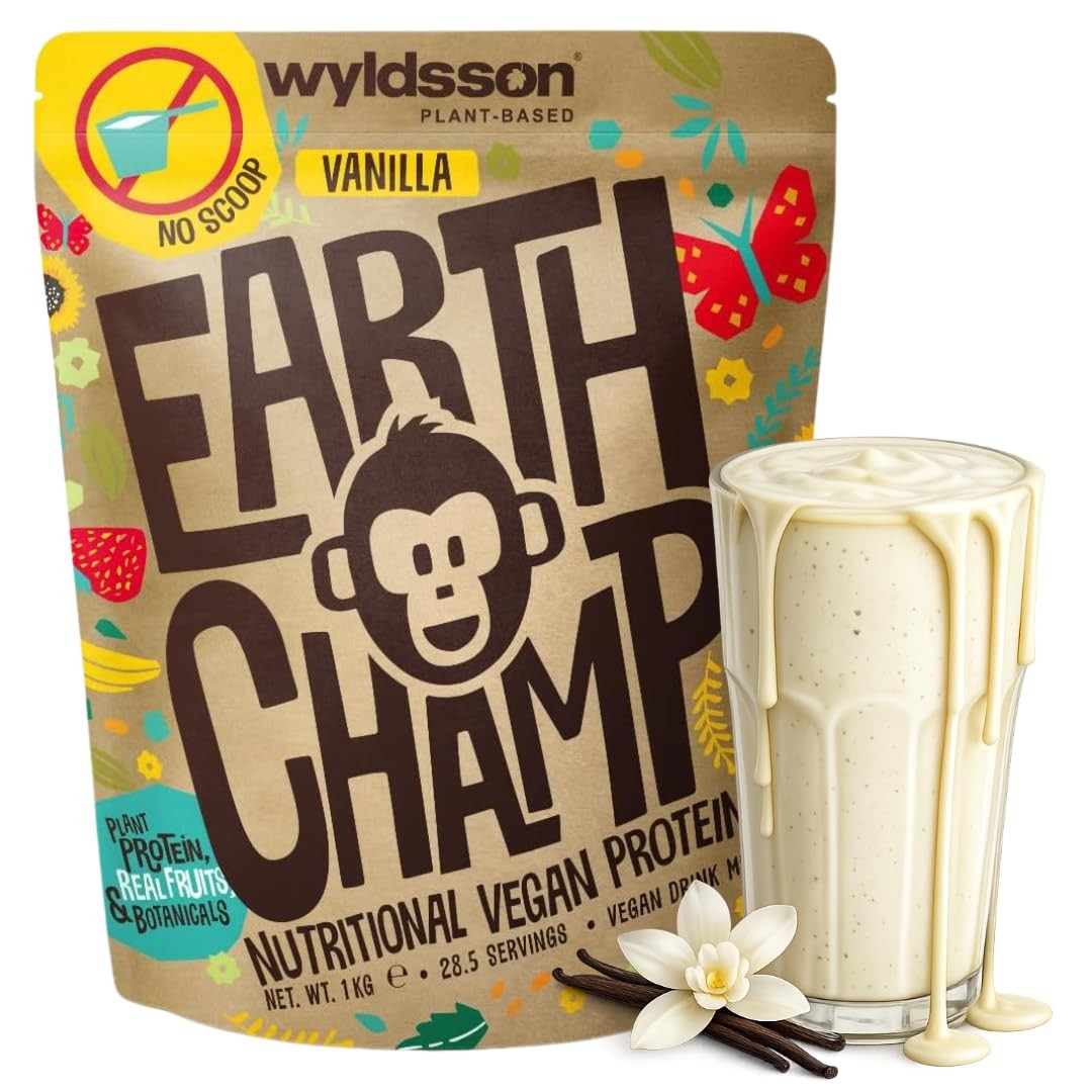 Vegan Protein Powder by Wyldsson Plant Based Protein Powder Shake Dairy Free
