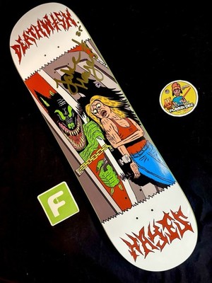 RARE SIGNED Jake Hayes Deathwish Creeps 423 Skateboard Deck
