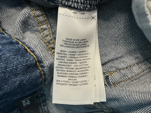 RALPH LAUREN Blue Denim Straight Button Fly Tie Belt High Waist Jeans 18 wide - Picture 8 of 12