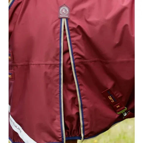 Premier Equine Buster Zero Turnout Rug With Classic Neck Cover Burgundy - Image 4 of 4