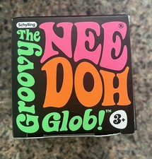 New BLUE NeeDoh Groovy Glob Classic Nee Doh Squishy Stress Ball 100 AUTHENTIC
