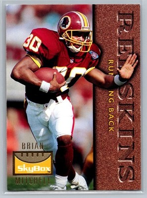 1995 SKYBOX PREMIUM CARD # 136 Brian Mitchell - Washington Redskins