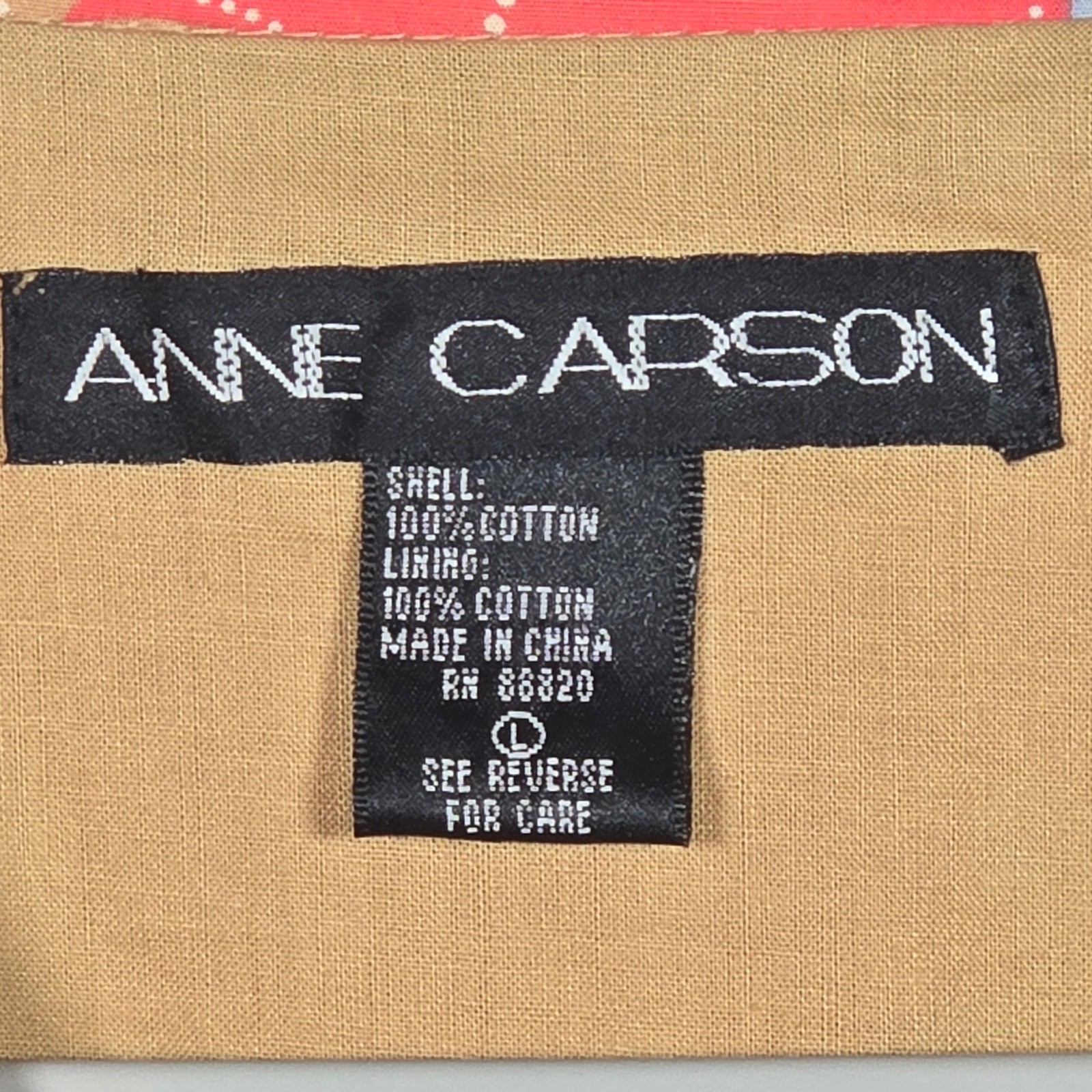 Anne Carson Patchwork Shacket. Large - image 5