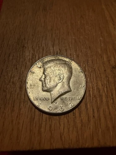 1968 D Kennedy 40% Silver Half Dollar Uncirculated US Mint