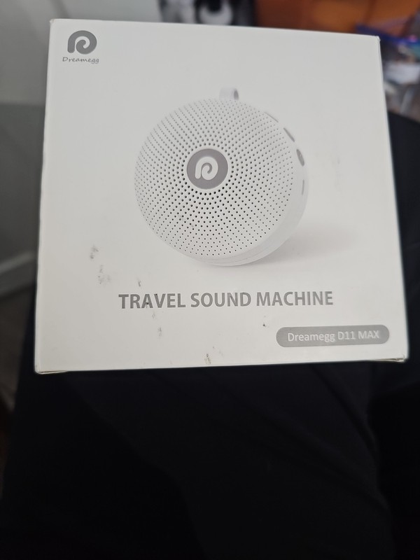 Dreamegg D11 Max White Noise Sound Machine Portable Travel Sleep-NEW-FAST SHIPNG