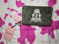 Juicy Couture "Supergreens" Velour Bifold Wallet - New