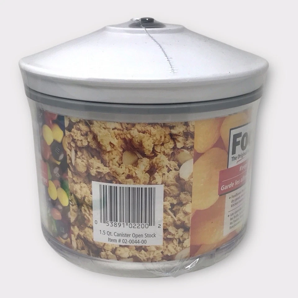 FoodSaver новый 1,5 кварты запечатанный канистра вакуумное уплотнение открытый запас - Изображение 3 из 4