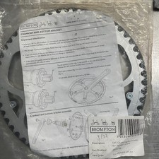 Brompton 54T Chainring And Guard - Silver 