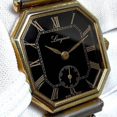 Longines 150th Anniversary Octagon Manual Wind Small Seconds Vintage Auth