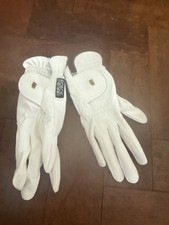 Roeck| Riding Gloves White Gloves 6.5 New Without Label