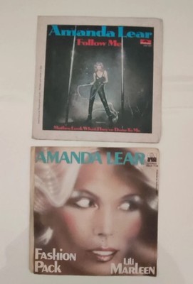 2 45 RPM Amanda Lear - Followe Me + Fashion Pack - Vinyl 7''