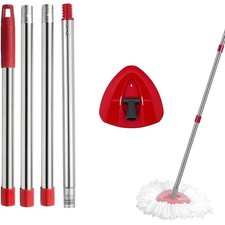 Edelstahlverstellbarer Spin Mop – Mikrofaser-Mopp Set für mühelose Reinigung
