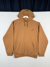 Vintage 90s Carhartt Pullover Hoodie Wheat Embroidered - Men s Medium