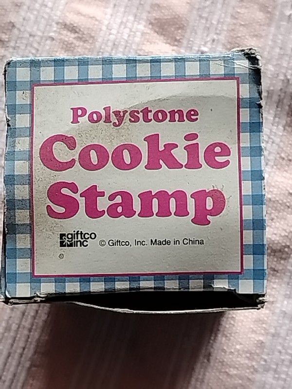 Giftco Beautiful Heart Cookie Art Press Mold Polystone Stamp