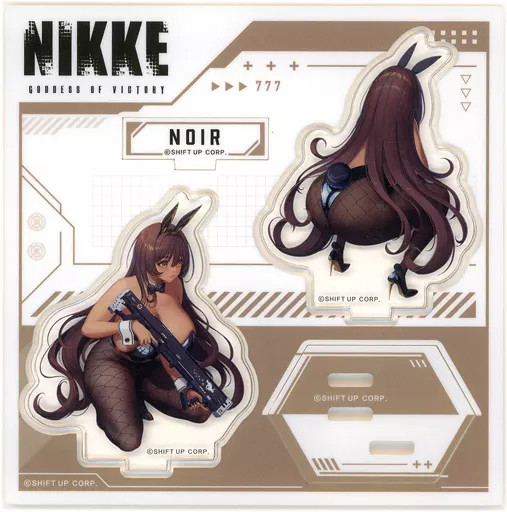 Acrylic Stand Panel Noir That Shows Off Your Back Goddess Of Victory Nickke