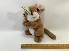 Vintage 1980s Dakin Plush Mouse  Butterfly On Nose Stuffed Animal Toy VGUC  