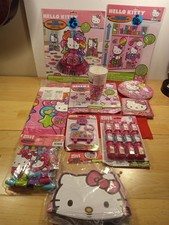 HELLO KITTY BIRTHDAY 11 PC PARTY SUPPLIES/ NOS/ SEE DESCRIPTION/ FREE SHIP