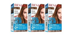Revlon Total Color Permanent Hair Color, Clean Vegan, 53 Medium Golden Brown 3pk