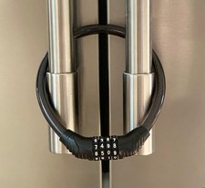 Urban August Refrigerator Lock for Kids  Adults, 4-Digit Code One, Black