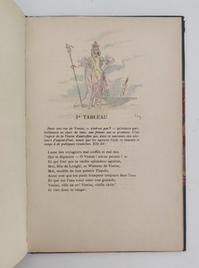 Maurice Vaucaire - Carnaval de Venise 1891 - 5 aquarelles originales de Louis MORIN - vue 9 sur 16