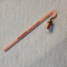  vintage Old Stagg Bourbon vintage swizzle stick whiskey whisky whistle. 